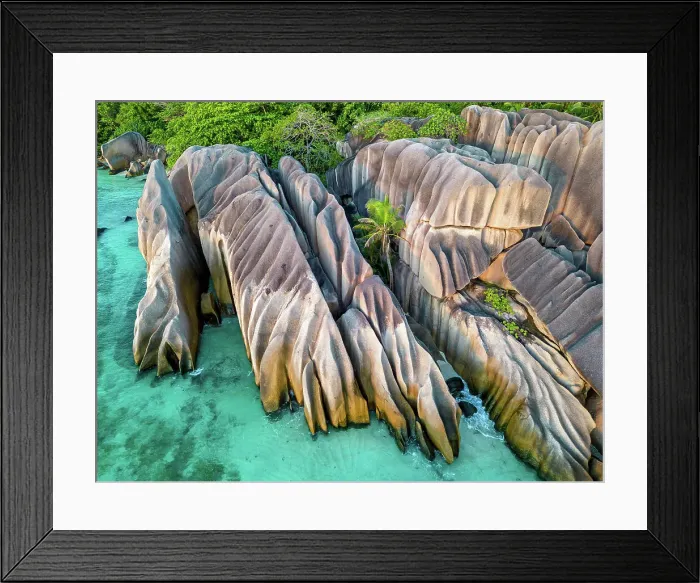 Framed Print : Seychelles, La Digue, Anse Source d'Argent beach, Indian Ocean Framed Print : Seychelles, La Digue, Anse Source d'Argent beach, Indian Ocean