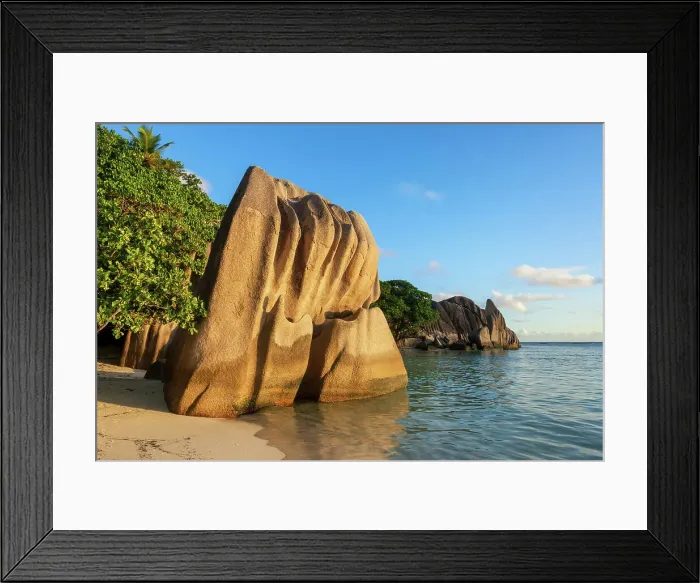 Framed Print : Seychelles, La Digue, Anse Source d'Argent beach, Indian Ocean Framed Print : Seychelles, La Digue, Anse Source d'Argent beach, Indian Ocean