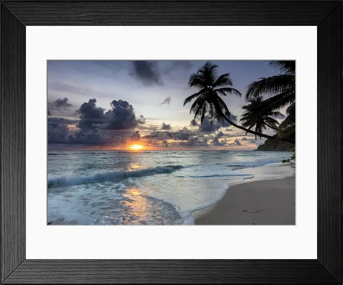 Framed Print : Seychelles, Mahe, Anse Parnel beach, Indian Ocean Framed Print : Seychelles, Mahe, Anse Parnel beach, Indian Ocean