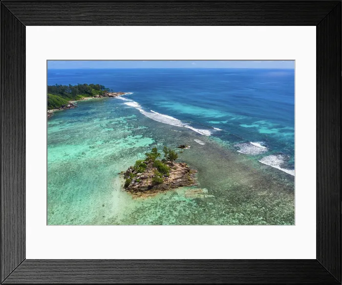 Framed Print : Seychelles, Mahe, Anse Royale beach, Indian Ocean Framed Print : Seychelles, Mahe, Anse Royale beach, Indian Ocean