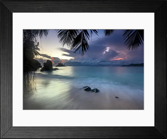 Framed Print : Seychelles, Mahe, Anse Royale beach, Indian Ocean Framed Print : Seychelles, Mahe, Anse Royale beach, Indian Ocean