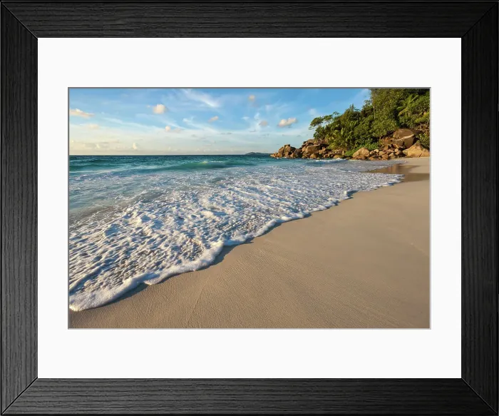 Framed Print : Seychelles, Praslin, Anse Georgette beach, Indian Ocean Framed Print : Seychelles, Praslin, Anse Georgette beach, Indian Ocean