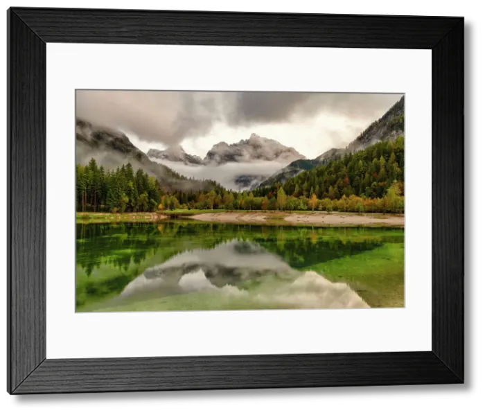 Framed Print : Lake Jasna Reflections, Kranska Gora, Slovenia Framed Print : Lake Jasna Reflections, Kranska Gora, Slovenia