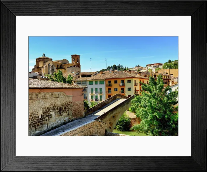 Framed Print : Estella Jakobsweg, Camino de Santiago, Navarra, Spain Framed Print : Estella Jakobsweg, Camino de Santiago, Navarra, Spain