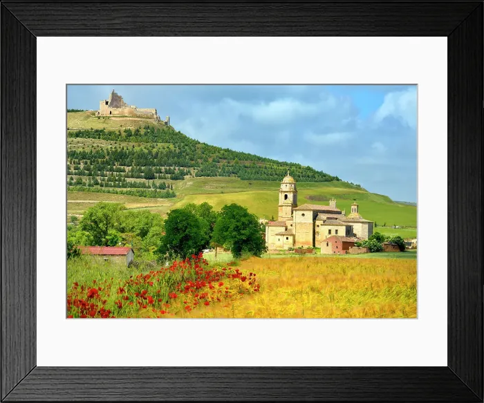 Framed Print : Castrojeriz, Jakobsweg, Camino de Santiago, Castilla &Leon, Spain Framed Print : Castrojeriz, Jakobsweg, Camino de Santiago, Castilla &Leon, Spain
