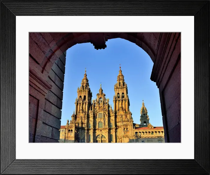 Framed Print : Cathedral Santiago de Compostela Jakobsweg, Spanien Camino de Santiago, Galicia, Spain Framed Print : Cathedral Santiago de Compostela Jakobsweg, Spanien Camino de Santiago, Galicia, Spain