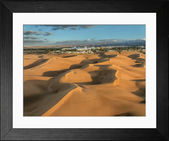 Framed Print : Riu Palace Resort at Maspalomas Sand Dunes, Gran Canaria, Canary Islands, Spain Framed Print : Riu Palace Resort at Maspalomas Sand Dunes, Gran Canaria, Canary Islands, Spain