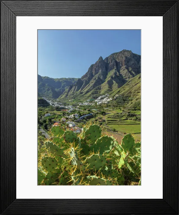 Framed Print : Agaete Valley, Barranco de Agaete, Agaete, Gran Canaria, Spain Framed Print : Agaete Valley, Barranco de Agaete, Agaete, Gran Canaria, Spain
