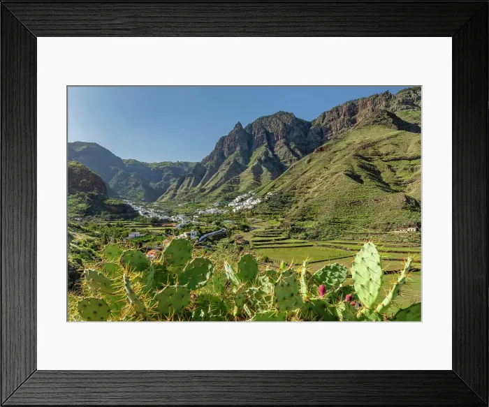 Framed Print : Agaete Valley, Barranco de Agaete, Agaete, Gran Canaria, Spain Framed Print : Agaete Valley, Barranco de Agaete, Agaete, Gran Canaria, Spain