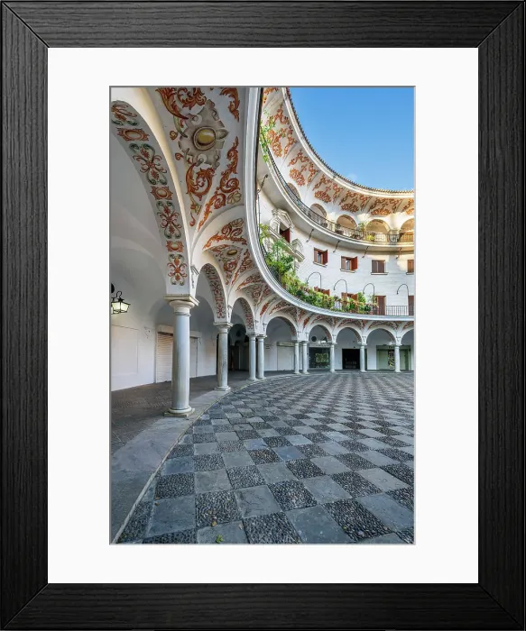 Framed Print : Plaza del Cabildo, Seville, Andalusia, Spain Framed Print : Plaza del Cabildo, Seville, Andalusia, Spain
