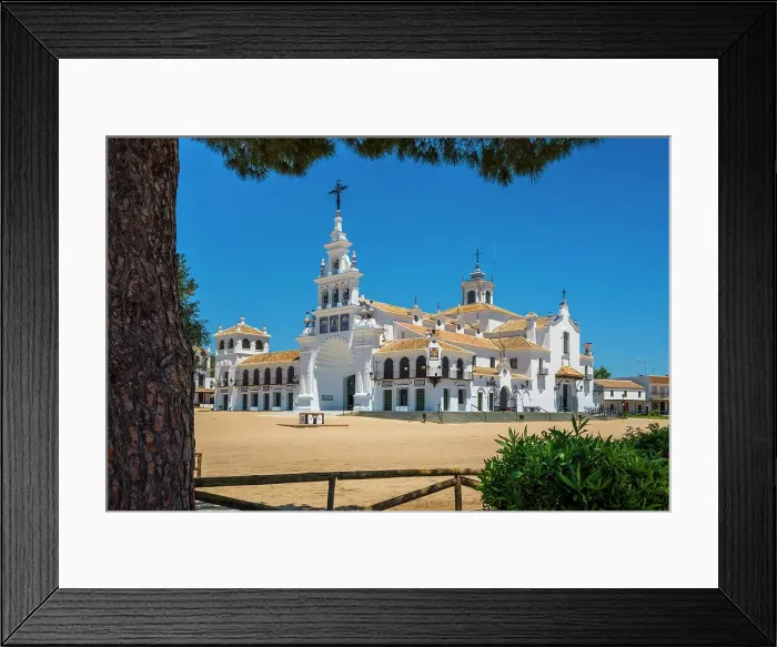 Framed Print : Ermita de la Virgen del Rocio, El Rocio, Huelva, Andalusia, Spain Framed Print : Ermita de la Virgen del Rocio, El Rocio, Huelva, Andalusia, Spain