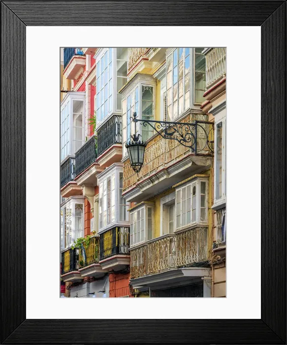 Framed Print : Picturesque view of the old town, Cadiz, Andalusia, Spain Framed Print : Picturesque view of the old town, Cadiz, Andalusia, Spain