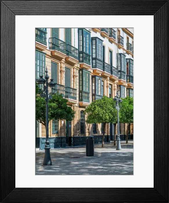Framed Print : Plaza Espana, Cadiz, Andalusia, Spain Framed Print : Plaza Espana, Cadiz, Andalusia, Spain