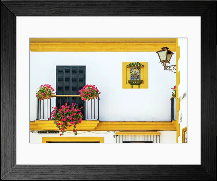Framed Print : Picturesque corner of the old town, El Puerto de Santa Maria, Andalusia, Spain Framed Print : Picturesque corner of the old town, El Puerto de Santa Maria, Andalusia, Spain
