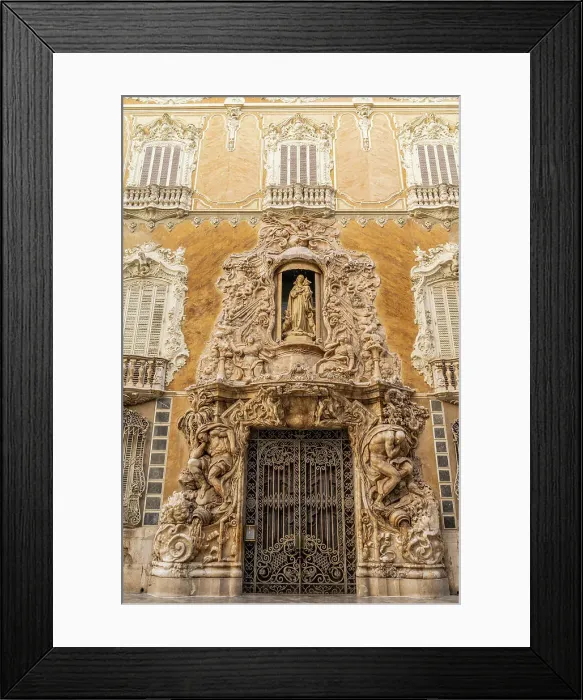Framed Print : Palace of the Marques de Dos Aguas, Valencia, Spain Framed Print : Palace of the Marques de Dos Aguas, Valencia, Spain