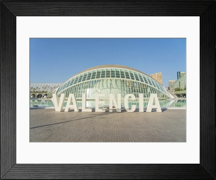 Framed Print : L'Hemisferic, at the City of Arts and Sciences, Valencia, Spain