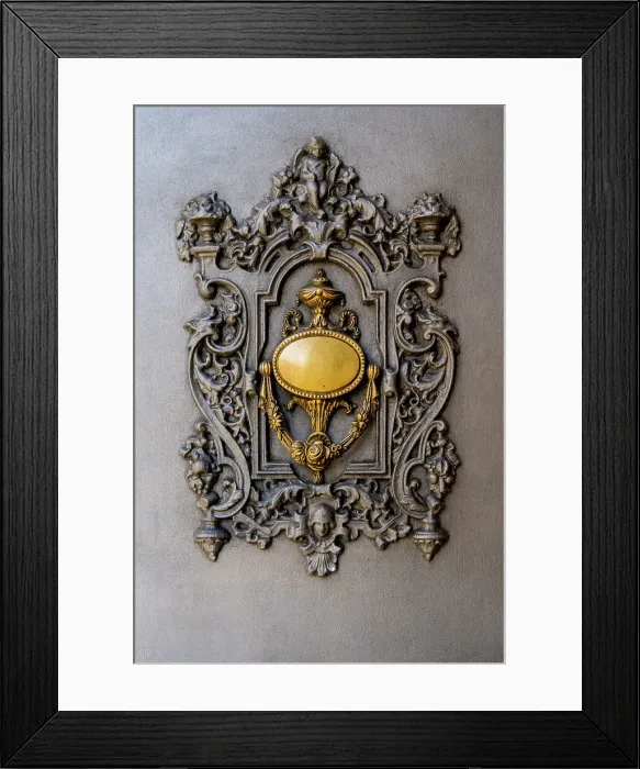 Framed Print : Door knocker, Madrid, Spain Framed Print : Door knocker, Madrid, Spain