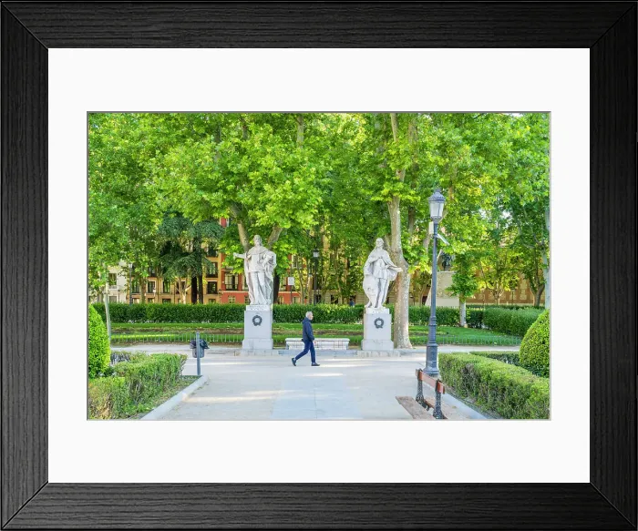 Framed Print : Plaza de Oriente outside The Royal palce of Madrid, Madrid, Spain Framed Print : Plaza de Oriente outside The Royal palce of Madrid, Madrid, Spain