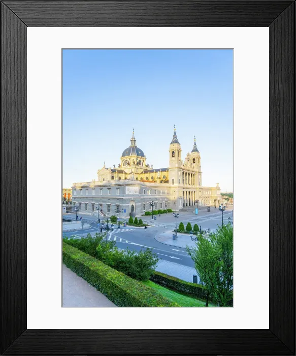Framed Print : Catedral de la Almudena, Madrid, Spain Framed Print : Catedral de la Almudena, Madrid, Spain