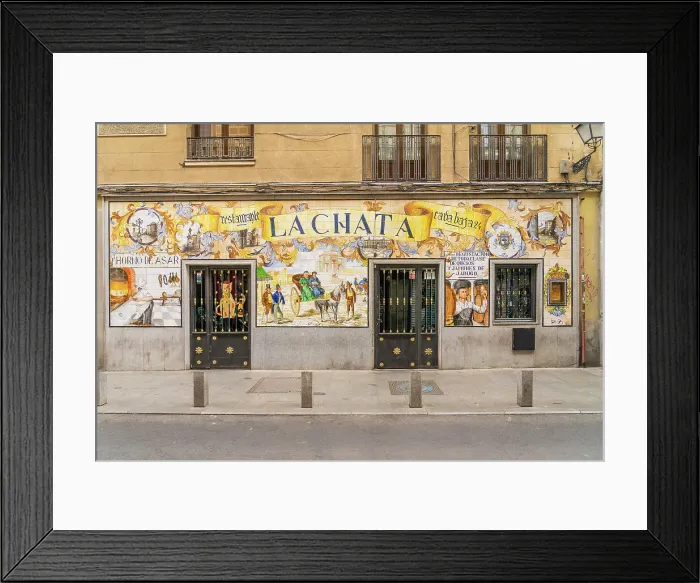 Framed Print : La Chata Restaurant, Madrid, Spain Framed Print : La Chata Restaurant, Madrid, Spain
