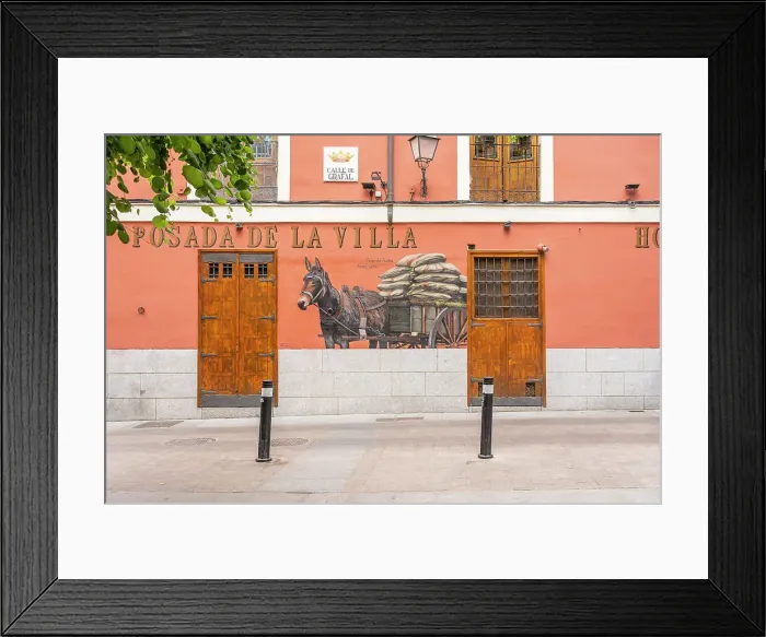 Framed Print : Restaurant facade, Madrid, Spain Framed Print : Restaurant facade, Madrid, Spain