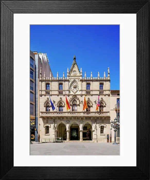 Framed Print : City Hall, Terrassa, Catalonia, Spain Framed Print : City Hall, Terrassa, Catalonia, Spain
