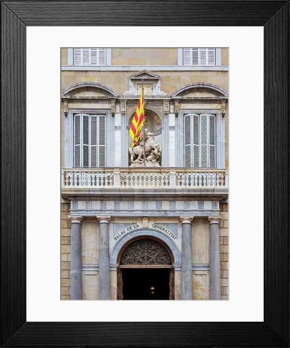 Framed Print : Palau de la Generalitat de Catalunya, Sant Jaume Square, Barcelona, Catalonia, Spain Framed Print : Palau de la Generalitat de Catalunya, Sant Jaume Square, Barcelona, Catalonia, Spain