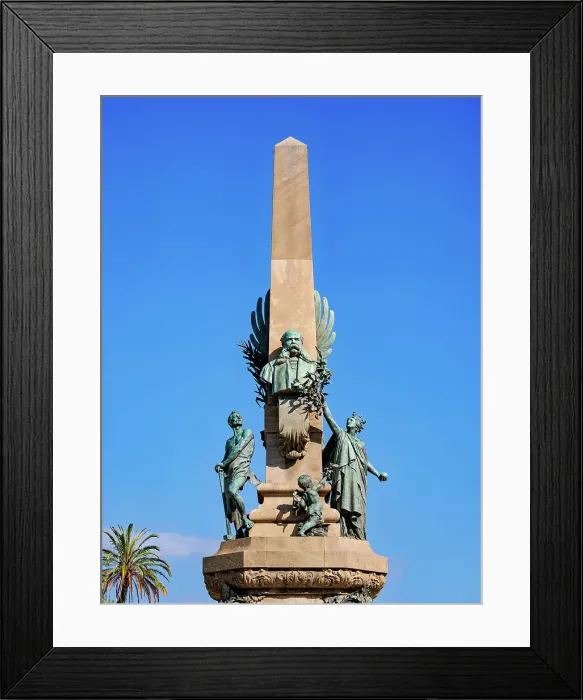 Framed Print : The Rius and Taulet Monument, Passeig de Lluis Companys, Barcelona, Catalonia, Spain Framed Print : The Rius and Taulet Monument, Passeig de Lluis Companys, Barcelona, Catalonia, Spain
