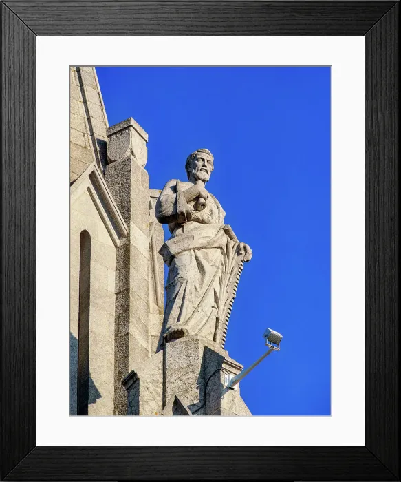 Framed Print : Sculpture at the Temple Expiatori del Sagrat Cor, Mount Tibidabo, Barcelona, Catalonia, Spain Framed Print : Sculpture at the Temple Expiatori del Sagrat Cor, Mount Tibidabo, Barcelona, Catalonia, Spain