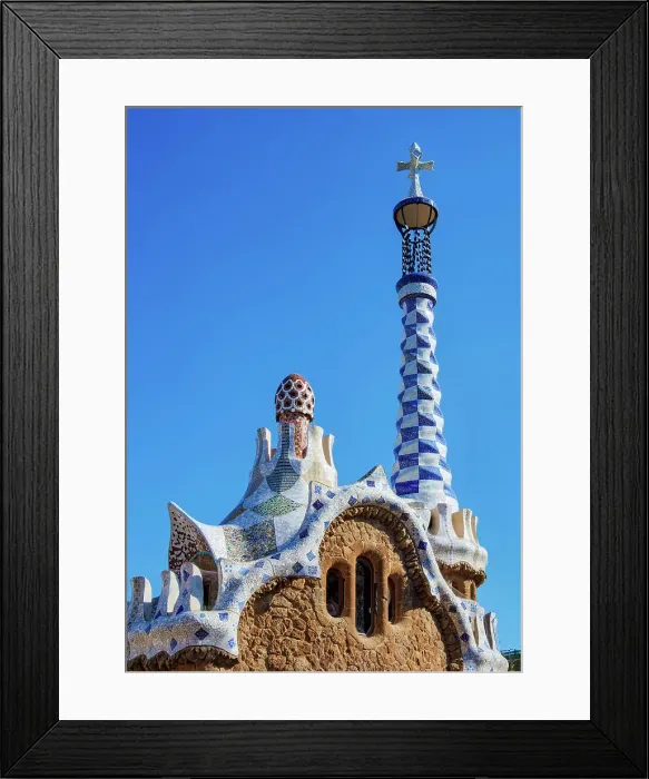 Framed Print : Park Guell, Barcelona, Catalonia, Spain Framed Print : Park Guell, Barcelona, Catalonia, Spain