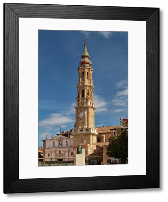 Framed Print : Cathedral of the Savior, Zaragoza, Aragon, Spain Framed Print : Cathedral of the Savior, Zaragoza, Aragon, Spain