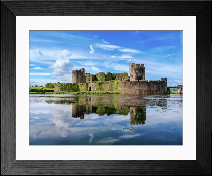 Framed Print : Caerphilly Castle, Caerphilly, Wales, United Kingdom Framed Print : Caerphilly Castle, Caerphilly, Wales, United Kingdom