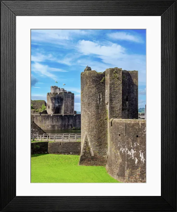 Framed Print : Caerphilly Castle, Caerphilly, Wales, United Kingdom Framed Print : Caerphilly Castle, Caerphilly, Wales, United Kingdom