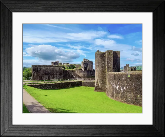 Framed Print : Caerphilly Castle, Caerphilly, Wales, United Kingdom Framed Print : Caerphilly Castle, Caerphilly, Wales, United Kingdom