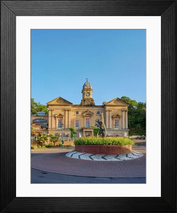 Framed Print : The Old Custom House at sunset, Penarth, Wales, United Kingdom Framed Print : The Old Custom House at sunset, Penarth, Wales, United Kingdom