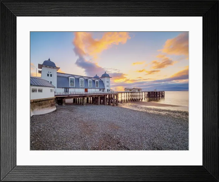Framed Print : Penarth Pier at sunrise, Penarth, Wales, United Kingdom Framed Print : Penarth Pier at sunrise, Penarth, Wales, United Kingdom