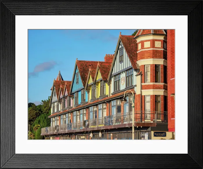 Framed Print : Architecture at the seafront, Penarth, Wales, United Kingdom Framed Print : Architecture at the seafront, Penarth, Wales, United Kingdom