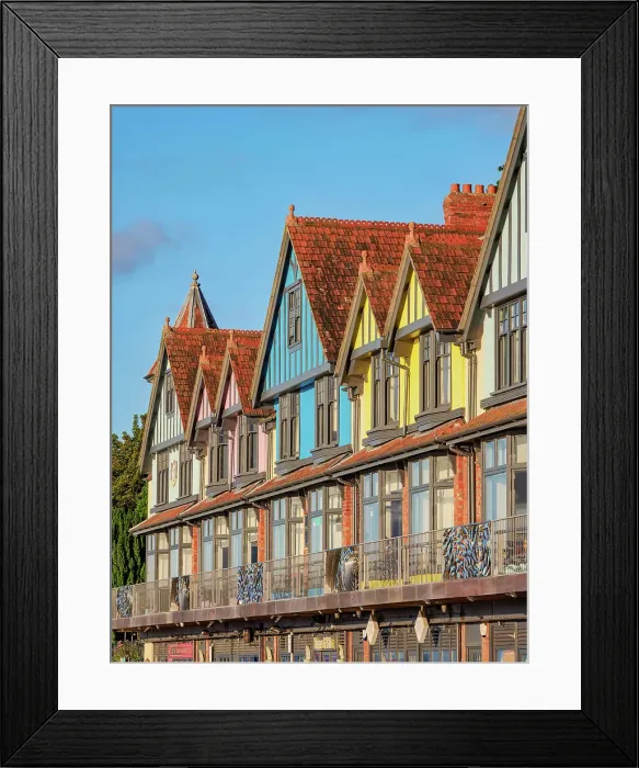 Framed Print : Architecture at the seafront, Penarth, Wales, United Kingdom Framed Print : Architecture at the seafront, Penarth, Wales, United Kingdom