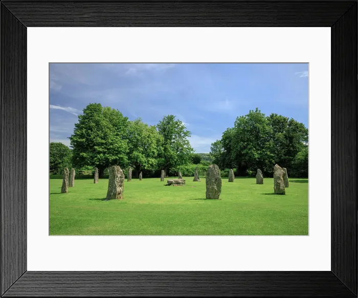 Framed Print : Llanrwst Gorsedd Stone Circle, Llanrwst, Conwy, Wales, UK Framed Print : Llanrwst Gorsedd Stone Circle, Llanrwst, Conwy, Wales, UK