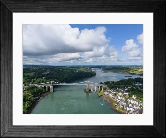 Framed Print : Menai Bridge, Anglesey, Wales, United Kingdom Framed Print : Menai Bridge, Anglesey, Wales, United Kingdom