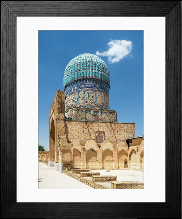 Framed Print : Bibi-Khanym Mosque, Samarkand, Uzbekistan