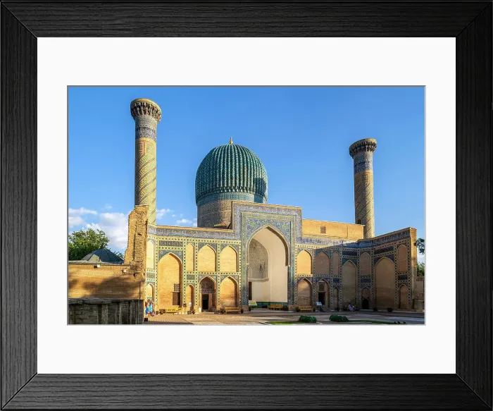 Framed Print : Gur-e-Amir mausoleum, Samarkand, Uzbekistan