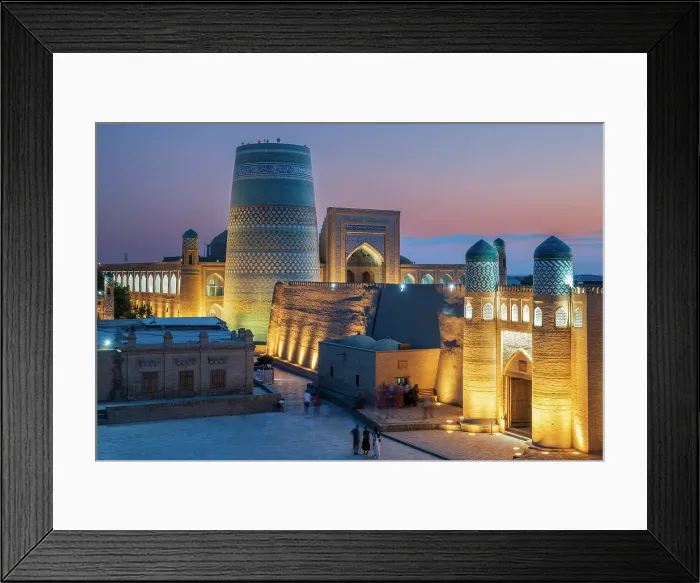 Framed Print : Scenic view of the old town (Itchan Kala), Khiva, Uzbekistan Framed Print : Scenic view of the old town (Itchan Kala), Khiva, Uzbekistan