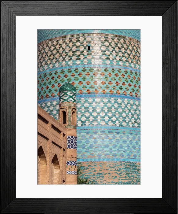 Framed Print : Kalta Minor Minaret, Khiva, Uzbekistan Framed Print : Kalta Minor Minaret, Khiva, Uzbekistan