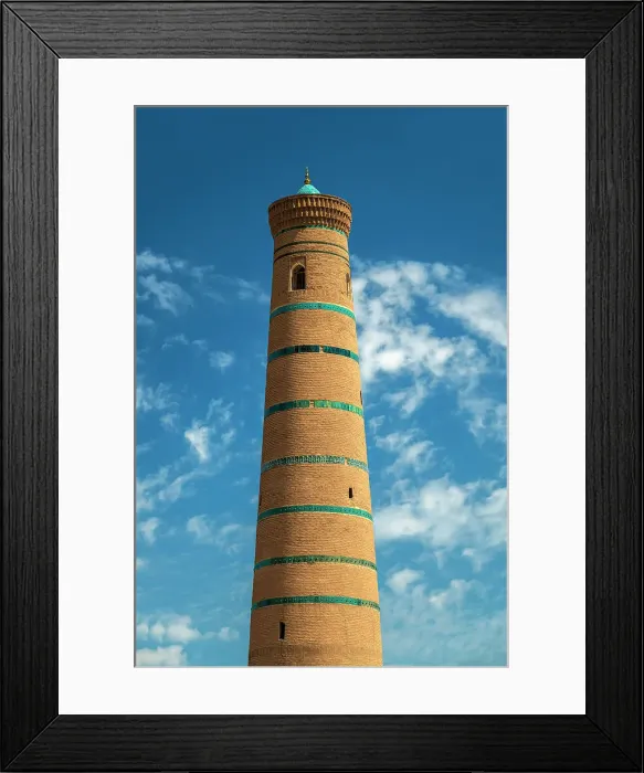 Framed Print : Juma Minaret, Khiva, Uzbekistan Framed Print : Juma Minaret, Khiva, Uzbekistan