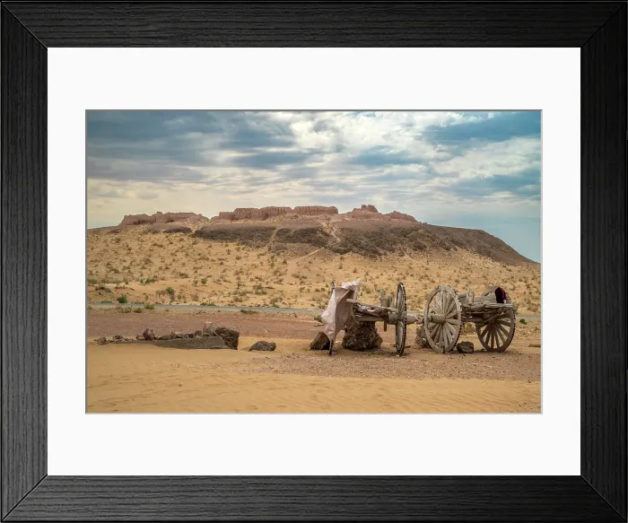 Framed Print : Ayaz-Qala fortress, Karakalpakstan, Uzbekistan Framed Print : Ayaz-Qala fortress, Karakalpakstan, Uzbekistan