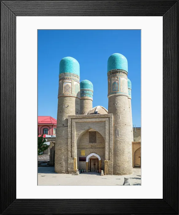 Framed Print : Chor Minor (Char Minar), Bukhara, Uzbekistan Framed Print : Chor Minor (Char Minar), Bukhara, Uzbekistan