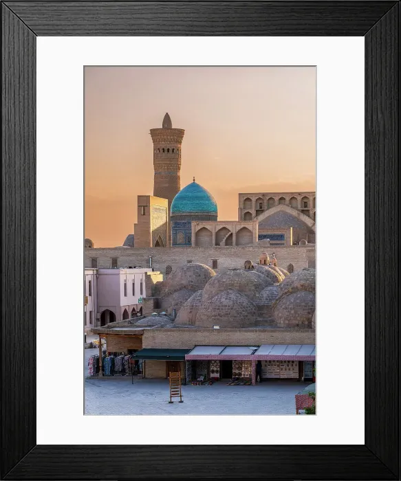 Framed Print : Scenic sunset view, Bukhara, Uzbekistan Framed Print : Scenic sunset view, Bukhara, Uzbekistan
