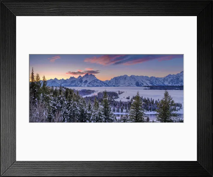 Framed Print : Sunset illuminating the Teton Mountain Range, Snake River Overlook, Winter Sunset Grand Teton National Park, Wyoming, USA Framed Print : Sunset illuminating the Teton Mountain Range, Snake River Overlook, Winter Sunset Grand Teton National Park, Wyoming, USA