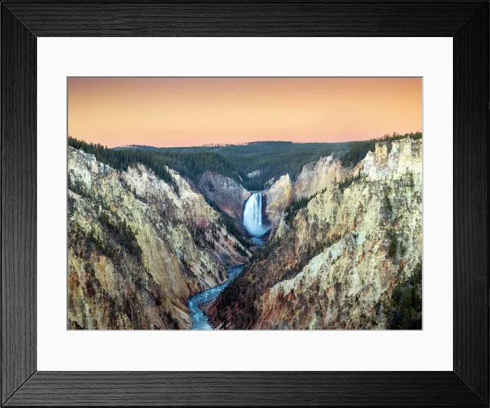 Framed Print : Grand Canyon of the Yellowstone Yellowstone National Park Wyoming, USA Framed Print : Grand Canyon of the Yellowstone Yellowstone National Park Wyoming, USA